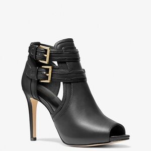 Brand New Michael Kors Blaze Open-Toe Ankle Boot